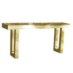 Gold Mirrored Communal Table
