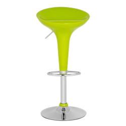 Lime Green Adjustable Height Bar Stool