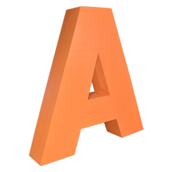 Oversized Letter A