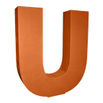 Oversized Letter U