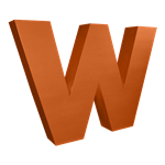 Oversized Letter W
