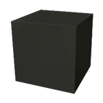 8" Black Acrylic Cube Riser
