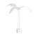 White Palm Leaf Trio