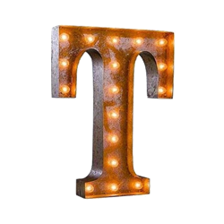 Vintage Marquee Letter - T