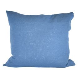 Cornflower Blue Linen Pillow