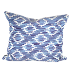 Blue Ombre Southwest Pillow