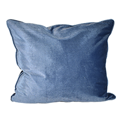 Cornflower Velvet Pillow