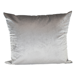 Silver Velvet Pillow