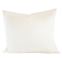 Off-White Linen Pillow