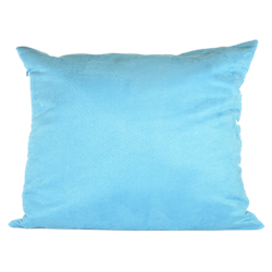 Aqua Faux Suede Pillow