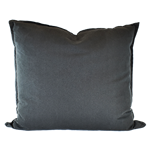 Black Canvas Pillow