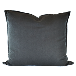 Black Canvas Pillow