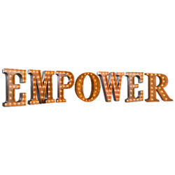 EMPOWER Vintage Marquee Letters