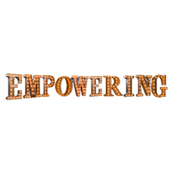 EMPOWERING Vintage Marquee Letters