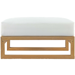 Trinity Teak Ottoman