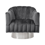 Stoneleigh Swivel Chair - Grey