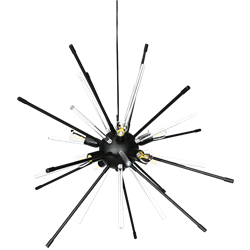 Black Sputnik Chandelier