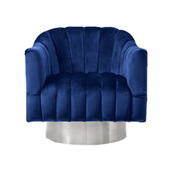 Stoneleigh Swivel Chair - Navy