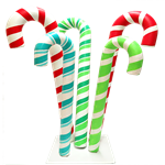 Candy Cane Cluster - Red & Green