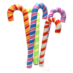 Candy Cane Cluster - Rainbow