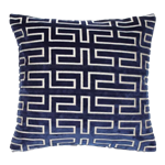 Navy Maze Pillow