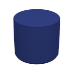 Cylinder Stool Blue