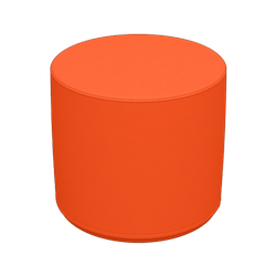 Cylinder Stool Orange