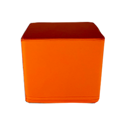 Cube Stool Orange