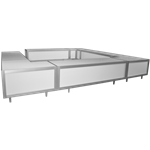 Lighted Buffet - 16' Square