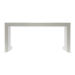 8' White Infinity Bar Topper