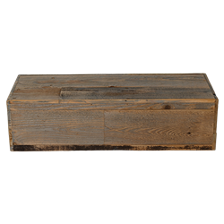 Reclaimed Wood Platform 30" x 12" x 8"