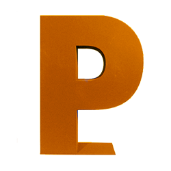 Oversized Letter P
