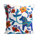 Blue Fiesta Pillow