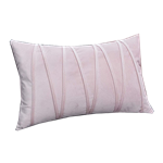 Pink Velvet Lumbar Pillow