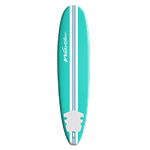 Mint Green Striped Surfboard