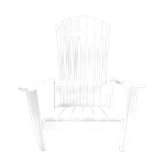 Giant Adirondack Chair - White