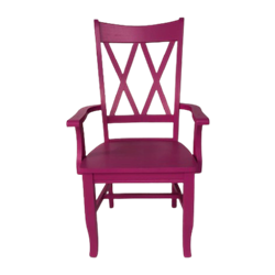 Pink Chair with Arms