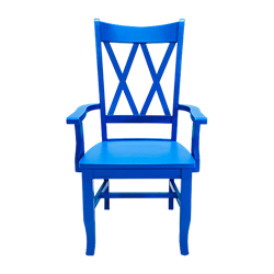 Blue Chair with Arms