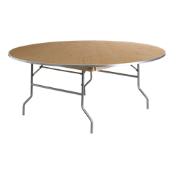 72" Round Folding Banquet Table