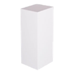 White Acrylic Pedestal 12" x 12" x 36"