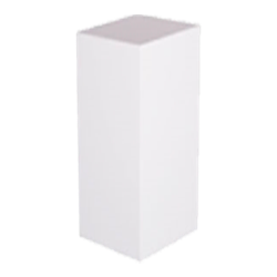 White Acrylic Pedestal 12" x 12" x 34"