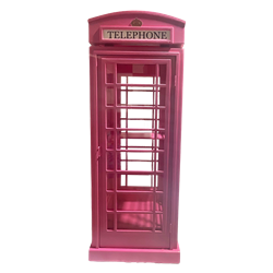 British Telephone Booth - Pink