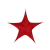 Star - Red 4.5'