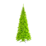 9' Lime Green Tree with Lights