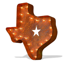 Vintage Texas Marquee