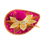 Sombrero - Hot Pink/Gold