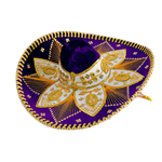 Sombrero - Purple/Gold