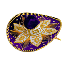 Sombrero - Purple/Gold