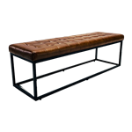 Chesterfield Leather Bench