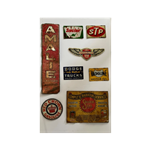 Set of Vintage Metal Automotive Signs